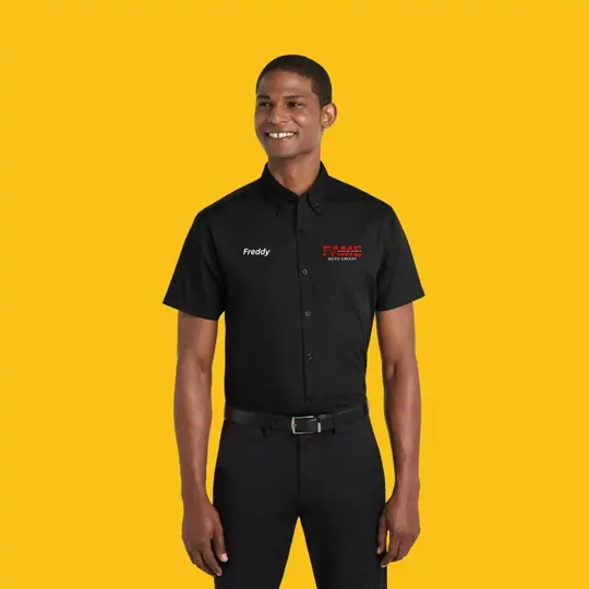 Short sleeve black shirts · Fame Auto Group by Croma Custom Apparel