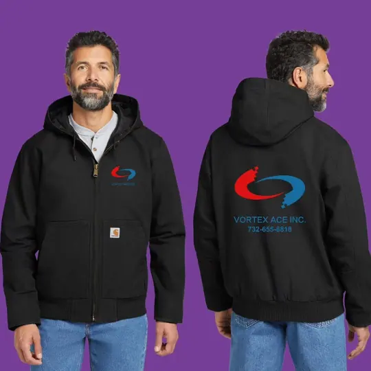 Carhartt zip-up hoodies · Vortex Ace by Croma Custom Apparel