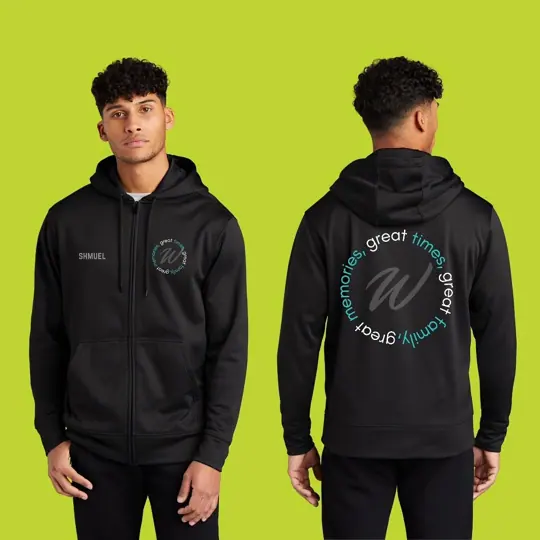 Zip-up Sweaters · a family vacation by Croma Custom Apparel